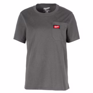 Milwaukee® F451G-X Women's GRIDIRON™ Short Sleeve Pocket T-Shirt - Grey