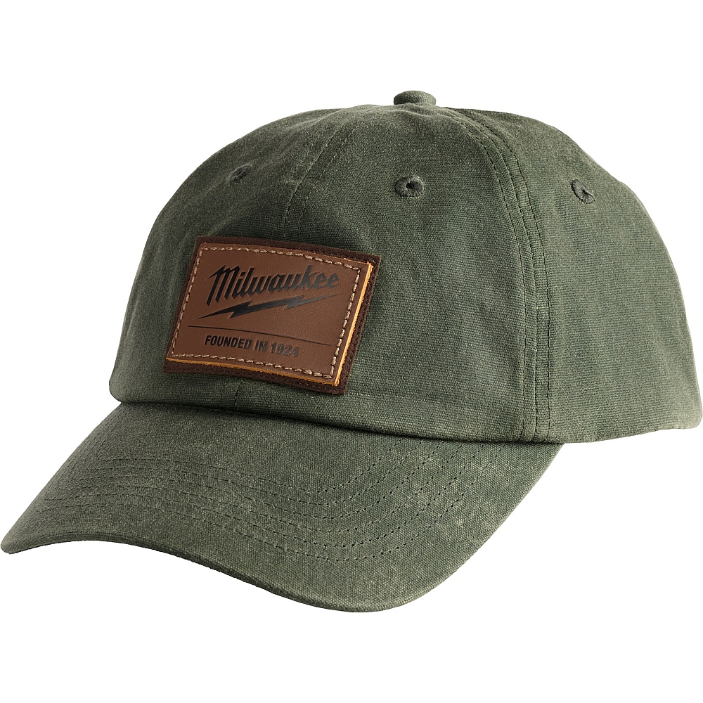 Milwaukee M772E Waxed Canvas Adjustable Hat - Green