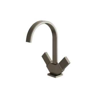 Aquabrass 34714 Tosca Single-Hole 2-Handle Lavatory Faucet - Brushed Black Chrome