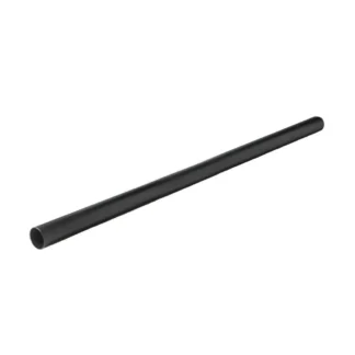 Taymor 01-9525BLK 60" x 1" Steel Powder Coated Shower Rod - Matte Black