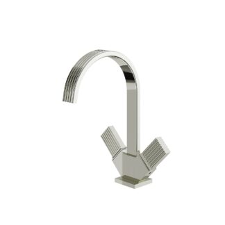 Aquabrass 34714 Tosca Single-Hole 2-Handle Lavatory Faucet - Polished Nickel