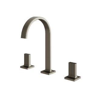 Aquabrass 34716 Tosca Widespread Lavatory Faucet - Brushed Black Chrome