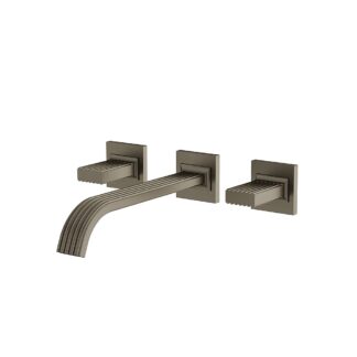Aquabrass 34729 Tosca Wall 8" Lavatory Faucet - Brushed Black Chrome (Trim Only)