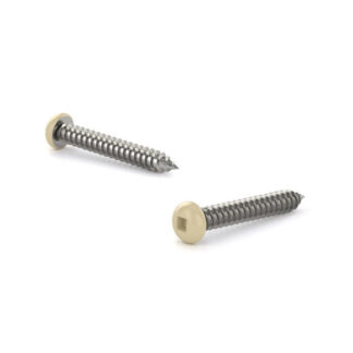 Reliable Fasteners PKAAL658J 5/8" Pan Head Square Drive Self-Tapping Type-A Point Metal Screw, 700 Pack - Almond