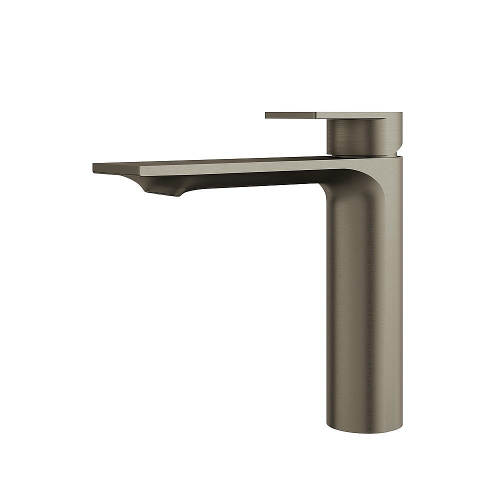 Aquabrass ABFB92020BBC Alpha Tall Single-Hole Lavatory Faucet - Brushed Black Chrome