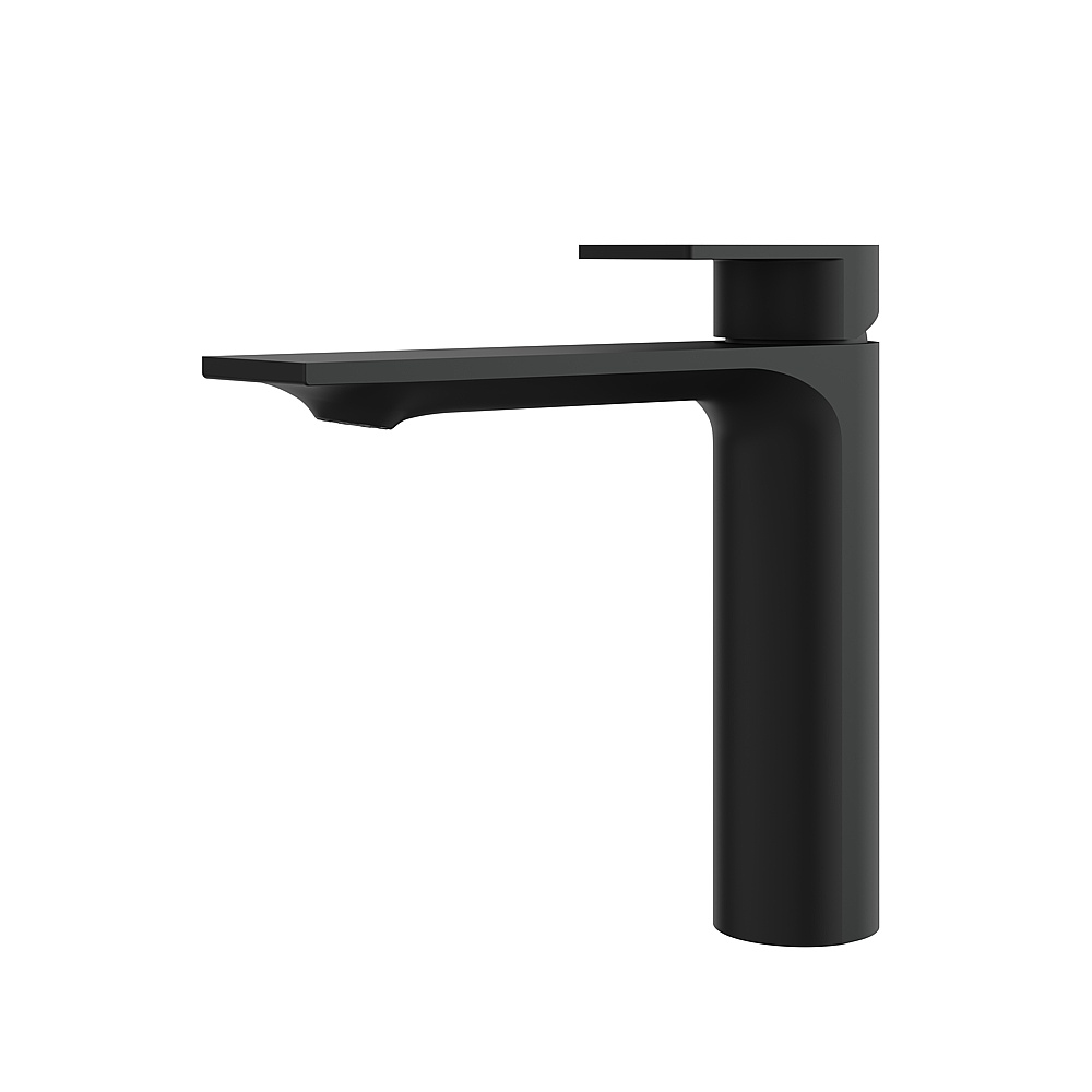 Aquabrass ABFB92020BK Alpha Tall Single-Hole Lavatory Faucet - Matte Black