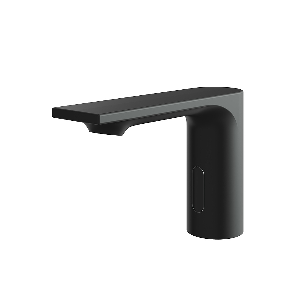Aquabrass ABFB92064BK Alpha Touchless Single-Hole Lavatory Faucet - Matte Black