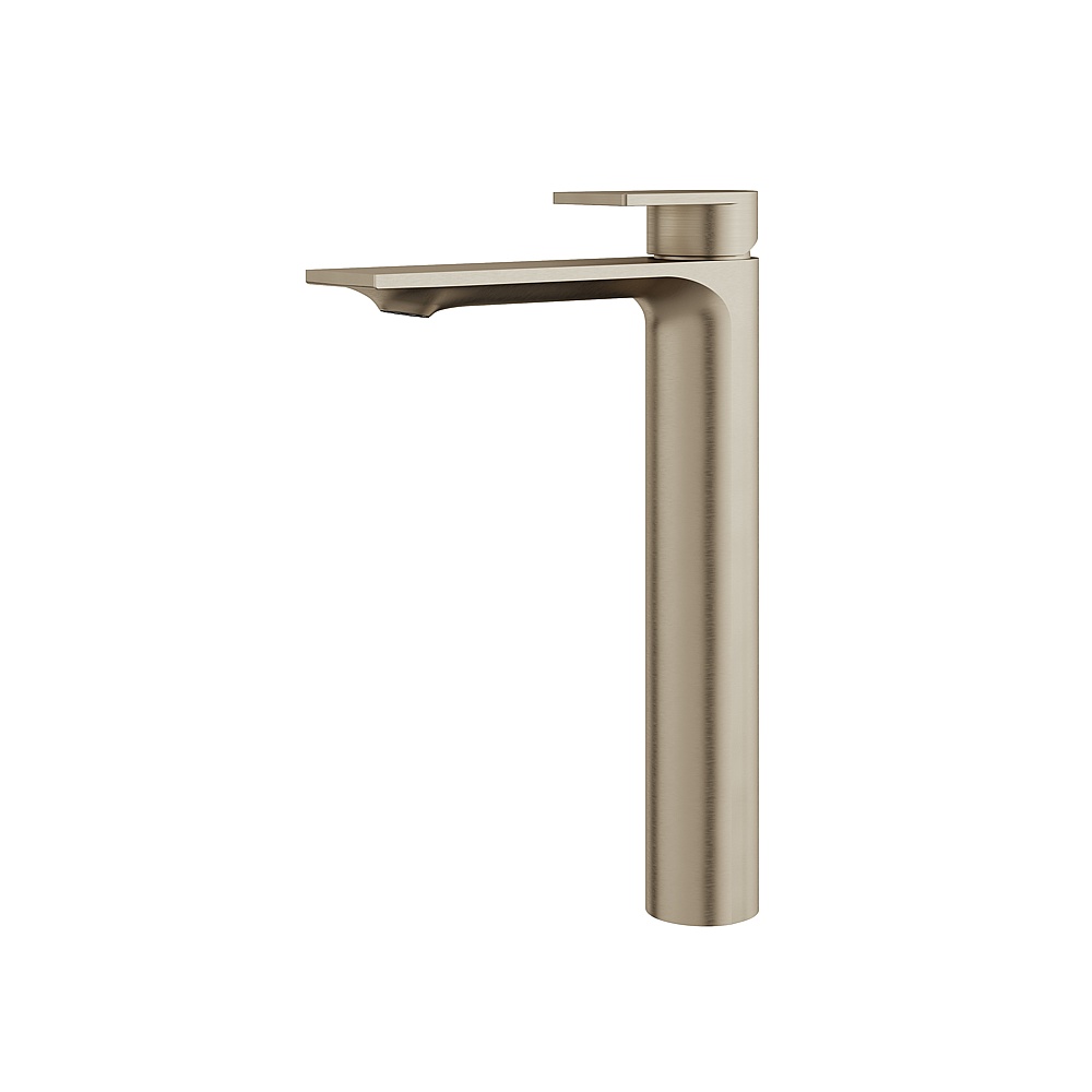Aquabrass ABFB92120BN Alpha Tall Single-Hole Lavatory Faucet - Brushed Nickel