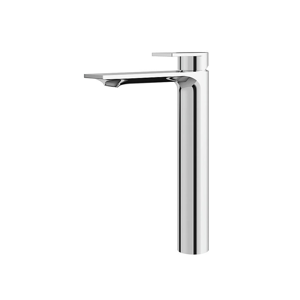 Aquabrass ABFB92120PC Alpha Tall Single-Hole Lavatory Faucet - Polished Chrome