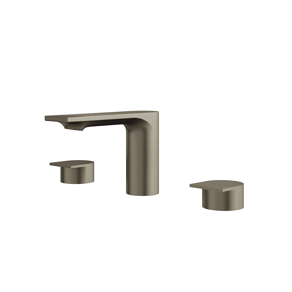 Aquabrass ABFB92016BBC Alpha 8"CC Lavatory Faucet - Brushed Black Chrome