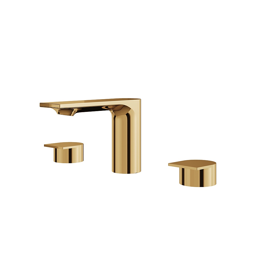 Aquabrass ABFB92016PGD Alpha 8"CC Lavatory Faucet - Polished Gold