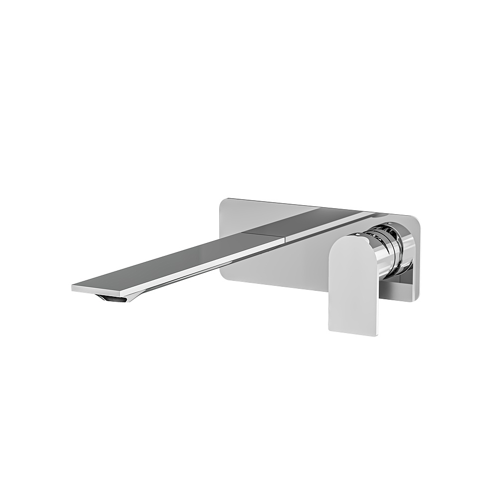 Aquabrass ABFC92N29PC Alpha Wallmount Lavatory Faucet-Trim - Polished Chrome