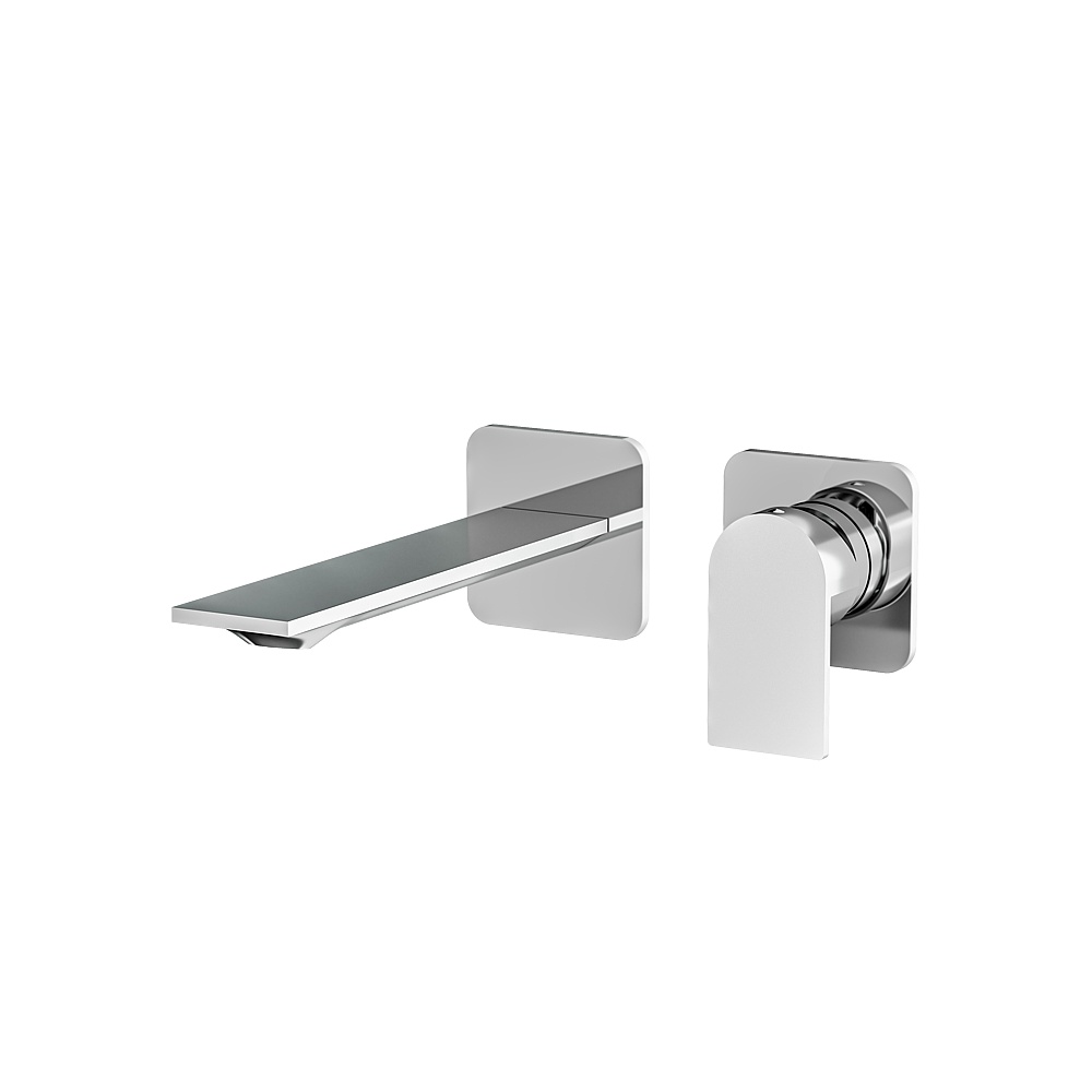 Aquabrass ABFC92N29SPC Alpha Wallmount Lavatory Faucet-Trim - Polished Chrome