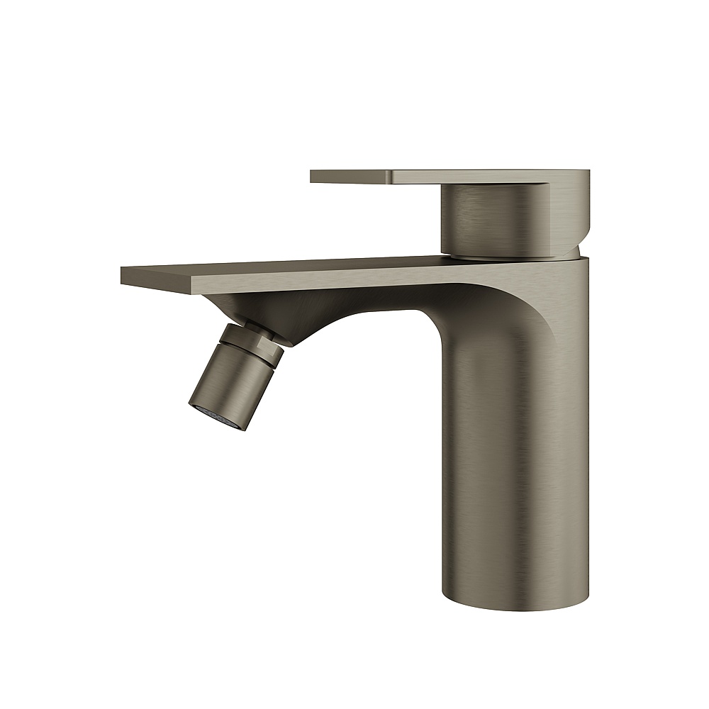Aquabrass ABFB92024BBC Alpha Single-Hole Bidet Faucet - Brushed Black Chrome