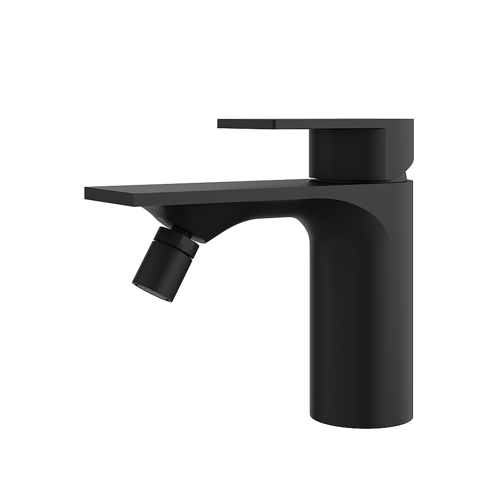 Aquabrass ABFB92024BK Alpha Single Bidet Faucet with Swivel Spray - Matte Black