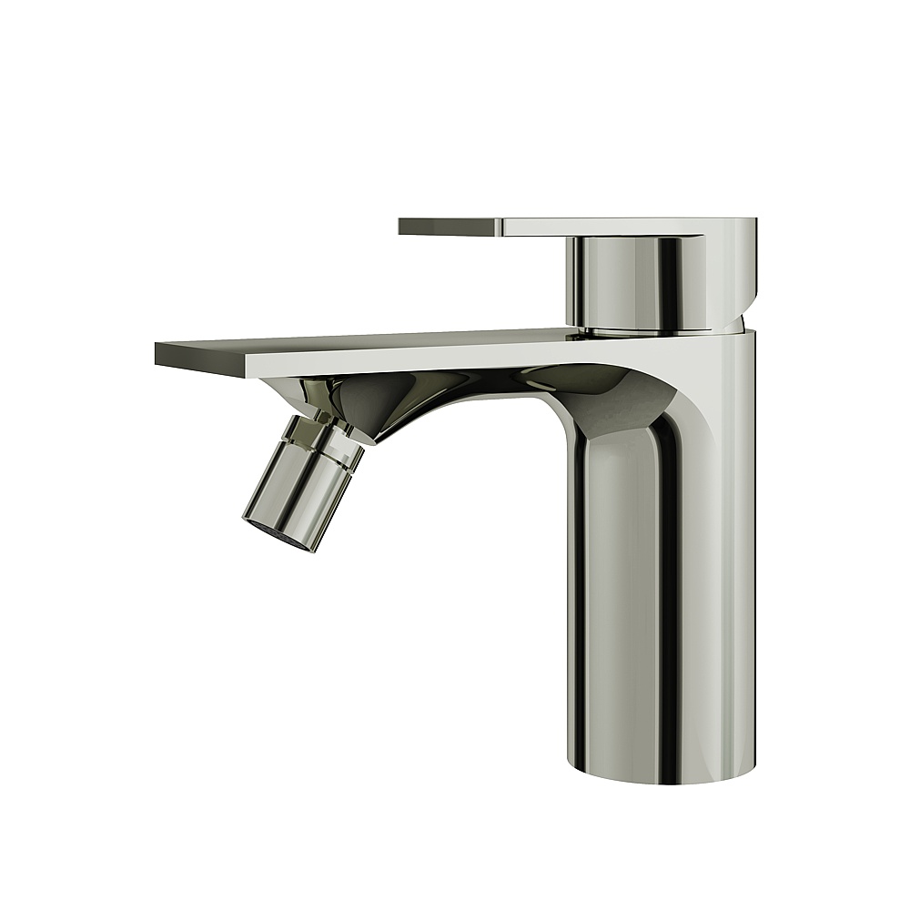 Aquabrass ABFB92024PN Alpha Single-Hole Bidet Faucet - Polished Nickel