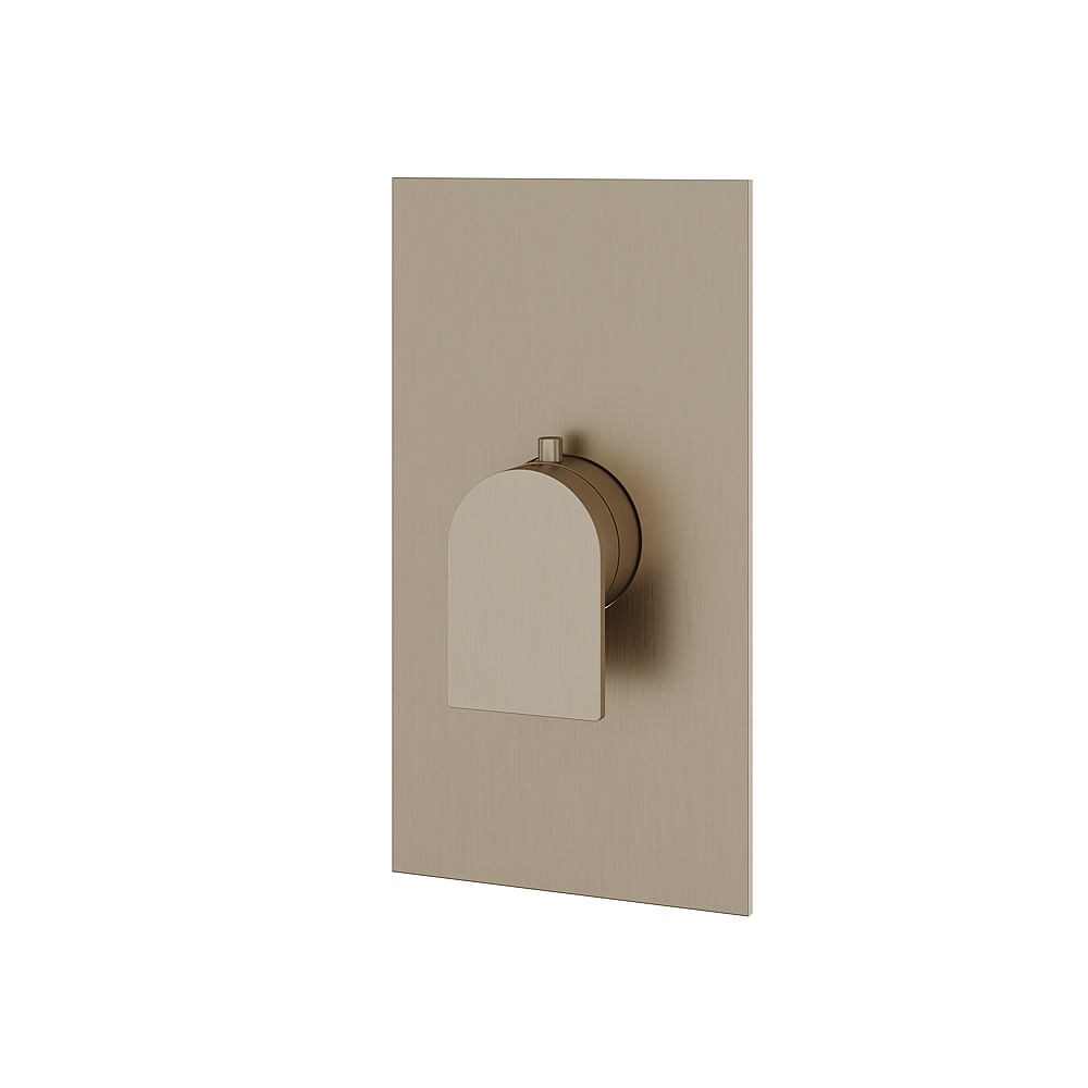 Aquabrass ABSTSR3092BN Alpha Trim Set for T12000 Valve - Brushed Nickel