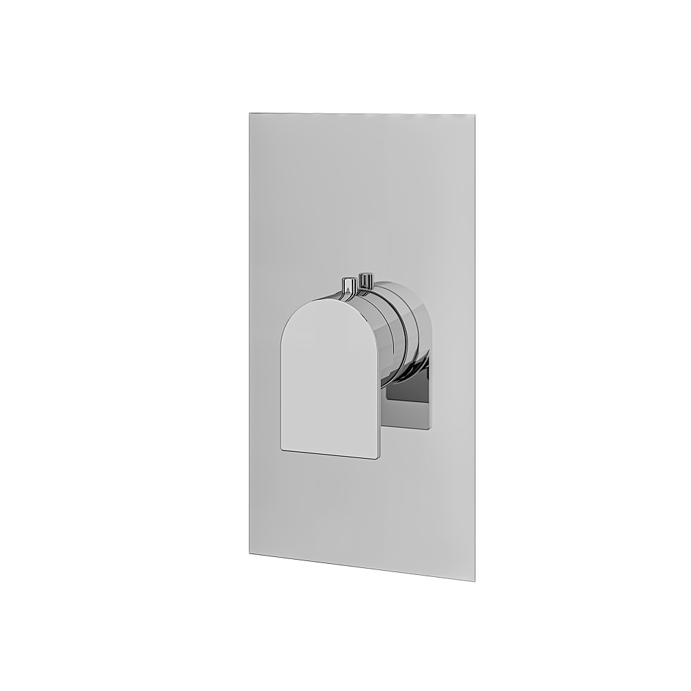 Aquabrass ABSTSR3092PC Alpha Trim Set for T12000 Valve - Polished Chrome