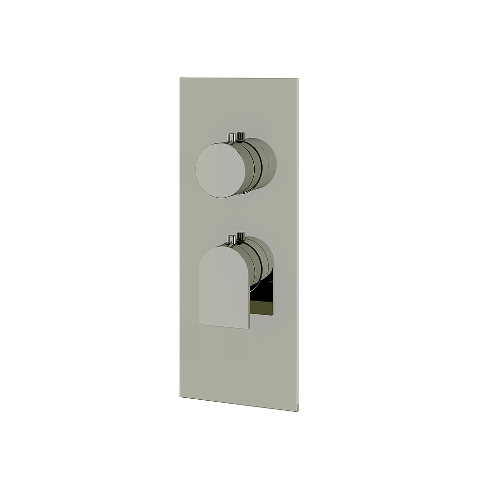 Aquabrass ABSTSR3192PN Alpha Trim Set for T12001 Valve - Polished Nickel