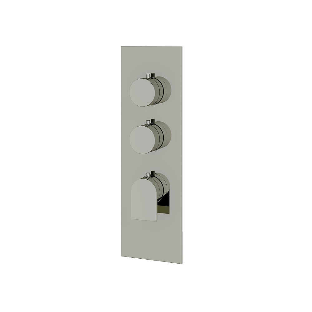 Aquabrass ABSTSR3292PN Alpha Trim Set for T12002 Valve - Polished Nickel