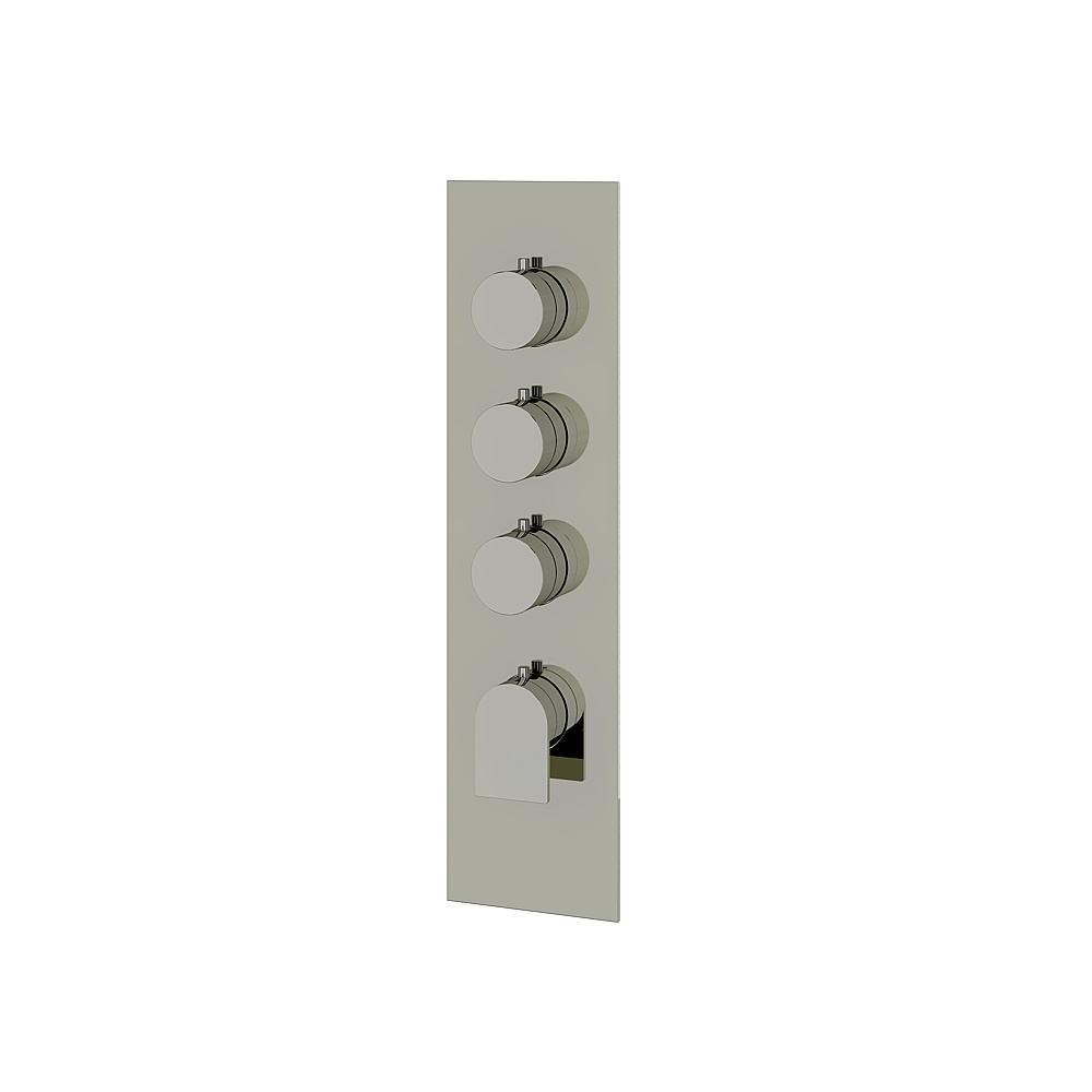 Aquabrass ABSTSR3392PN Alpha Trim Set for T12003 Valve - Polished Nickel