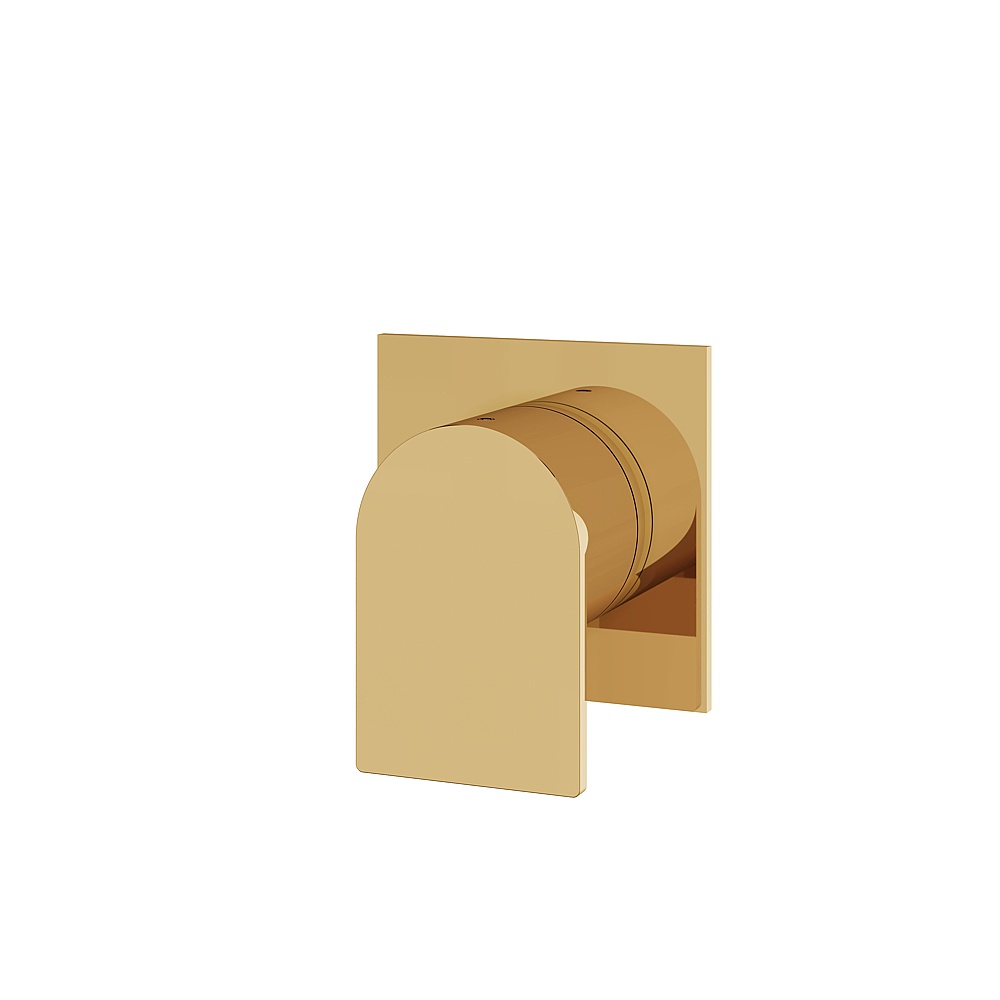 Aquabrass ABSTSR1292PGD Alpha Trim Set -2-Way Non-Shared for 61934 Valve - Polished Gold