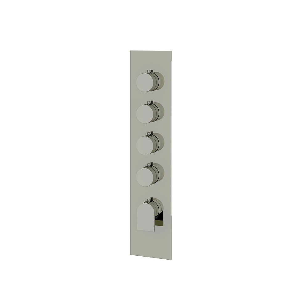 Aquabrass ABSTSR3492PN Alpha Trim Set for T12004 Valve - Polished Nickel