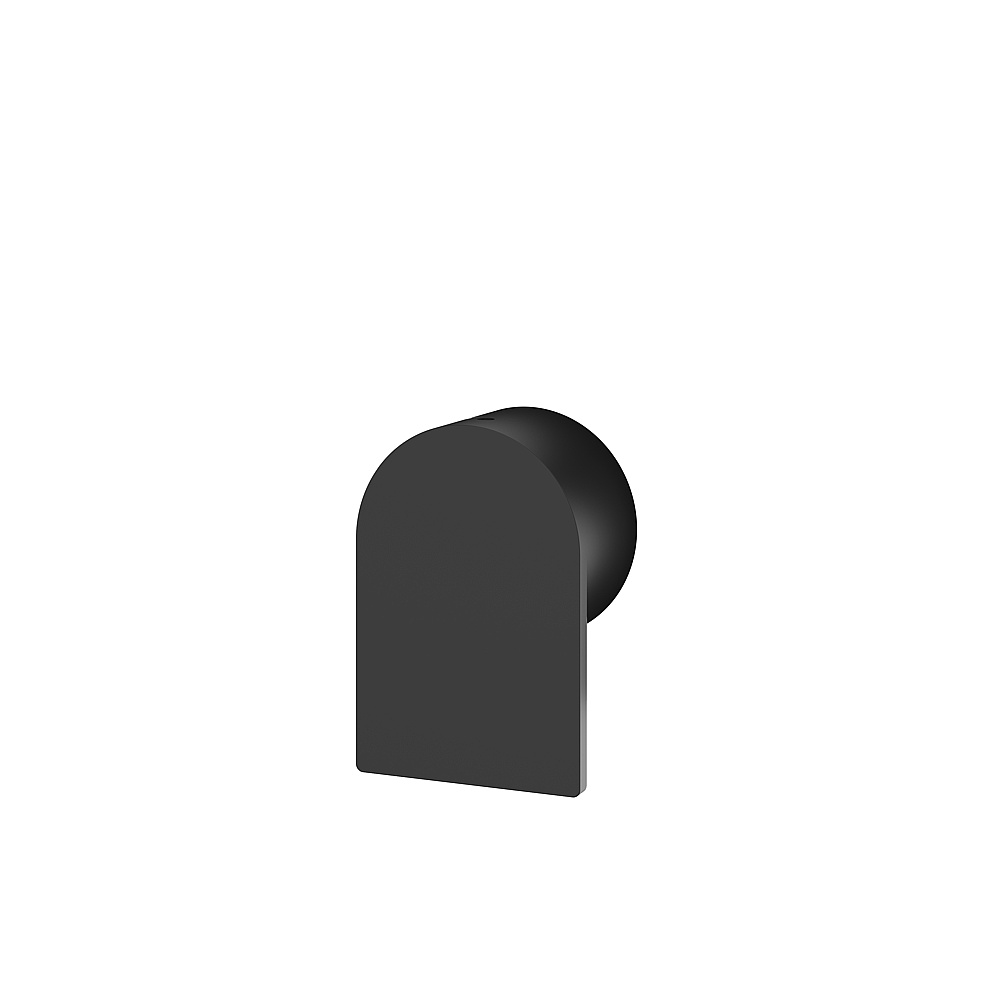 Aquabrass ABSH92095BK Alpha Handle for Thermo Trimset - Matte Black