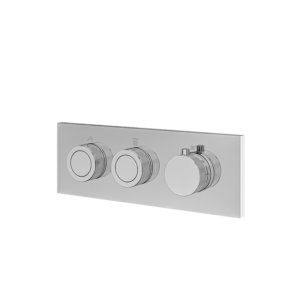 Aquabrass ABSTTO2WPC Touch 2-Way Shower Trim - Polished Chrome