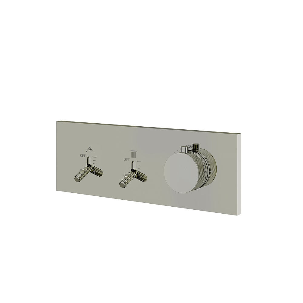 Aquabrass ABSTDI2WPN Dimmer 2-Way Shower Trim - Polished Nickel