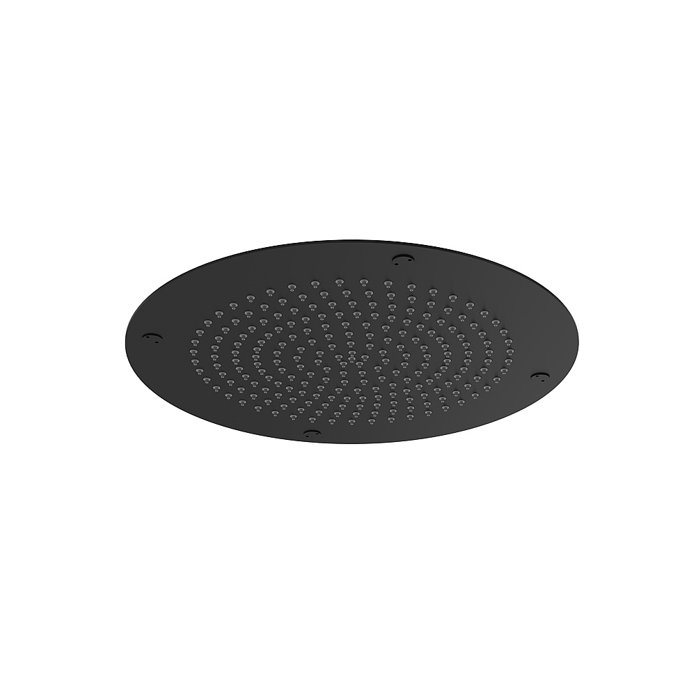 Aquabrass ABSC00714BK Aquaflush 14'' Round Recessed Rainhead - Black