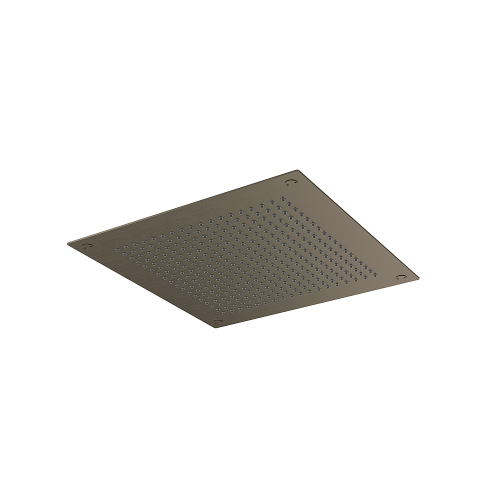 Aquabrass ABSC00828BBC Aquaflush 14x14 Recessed Rainhead - Brushed Black Chrome