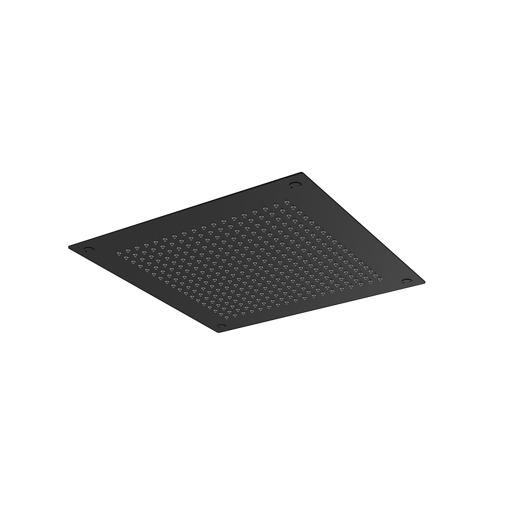 Aquabrass ABSC00828BK Aquaflush 14x14 Recessed Rainhead - Black