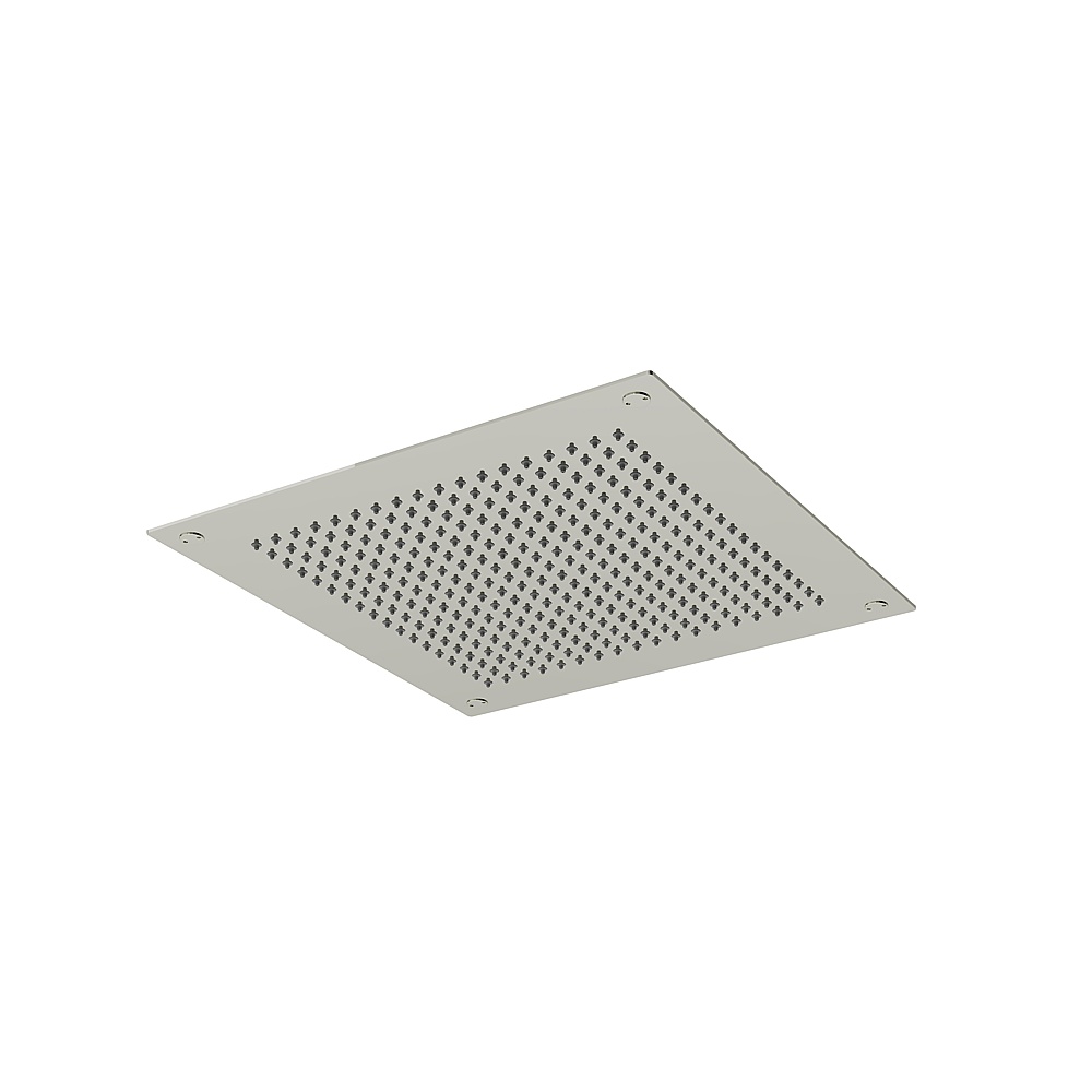 Aquabrass ABSC00828PN Aquaflush 14x14 Recessed Rainhead - Polished Nickel