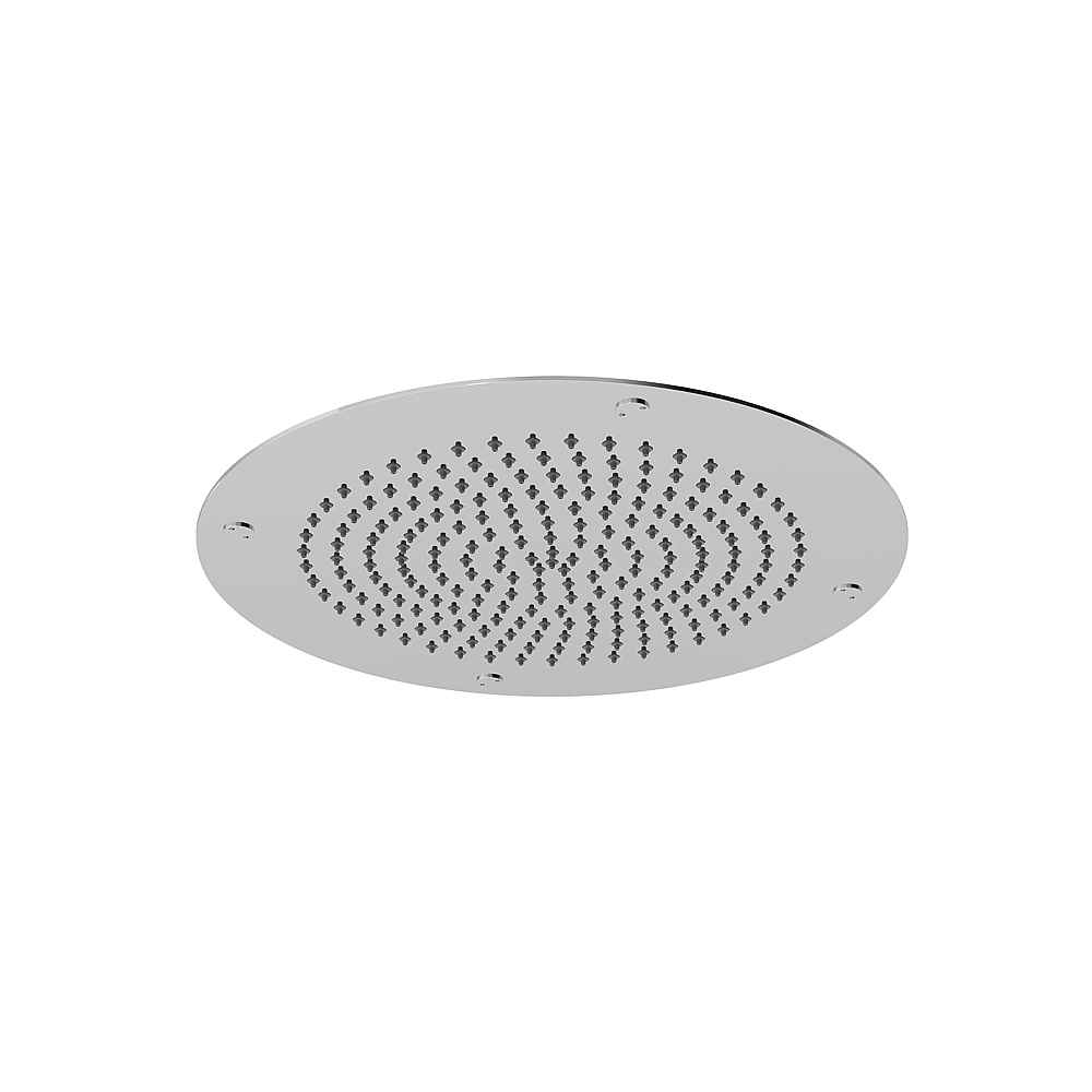 Aquabrass ABSC00714PSS Aqua Flush 14'' Round Recessed Rainhead - Polished stainless steel