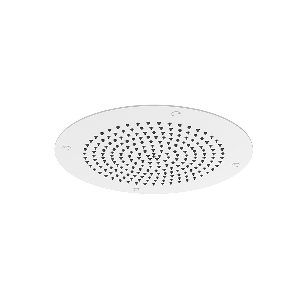 Aquabrass ABSC00714WH Aqua Flush 14'' Round Recessed Rainhead - White