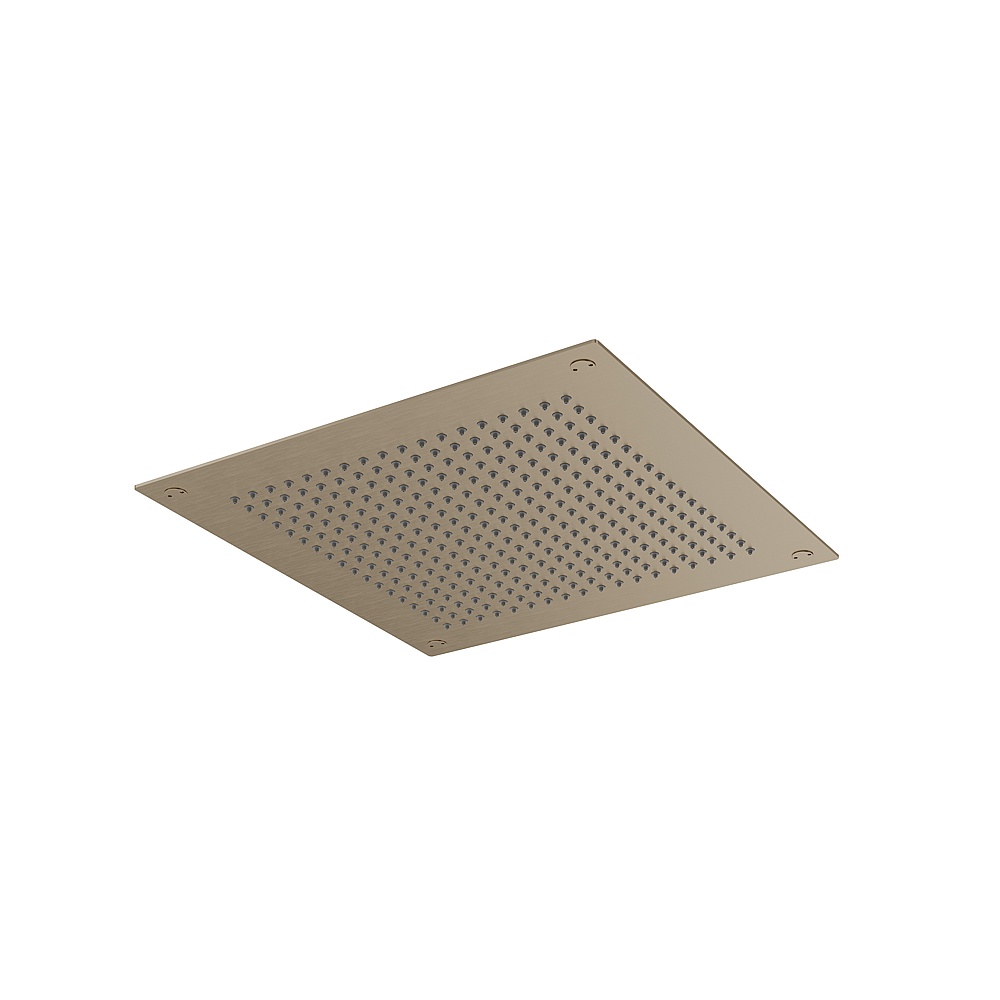 Aquabrass ABSC00828BSS Aqua Flush 14x14 Recessed Rainhead - Brushed stainless steel