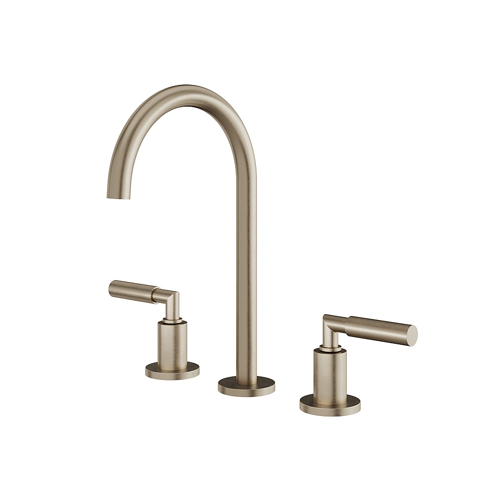 Aquabrass ABFB48016BN Aria Widespread Lavatory Faucet - Brushed Nickel