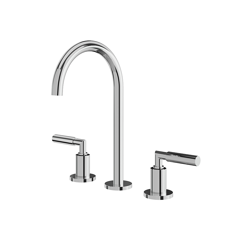 Aquabrass ABFB48016PC Aria Widespread Lavatory Faucet - Polished Chrome