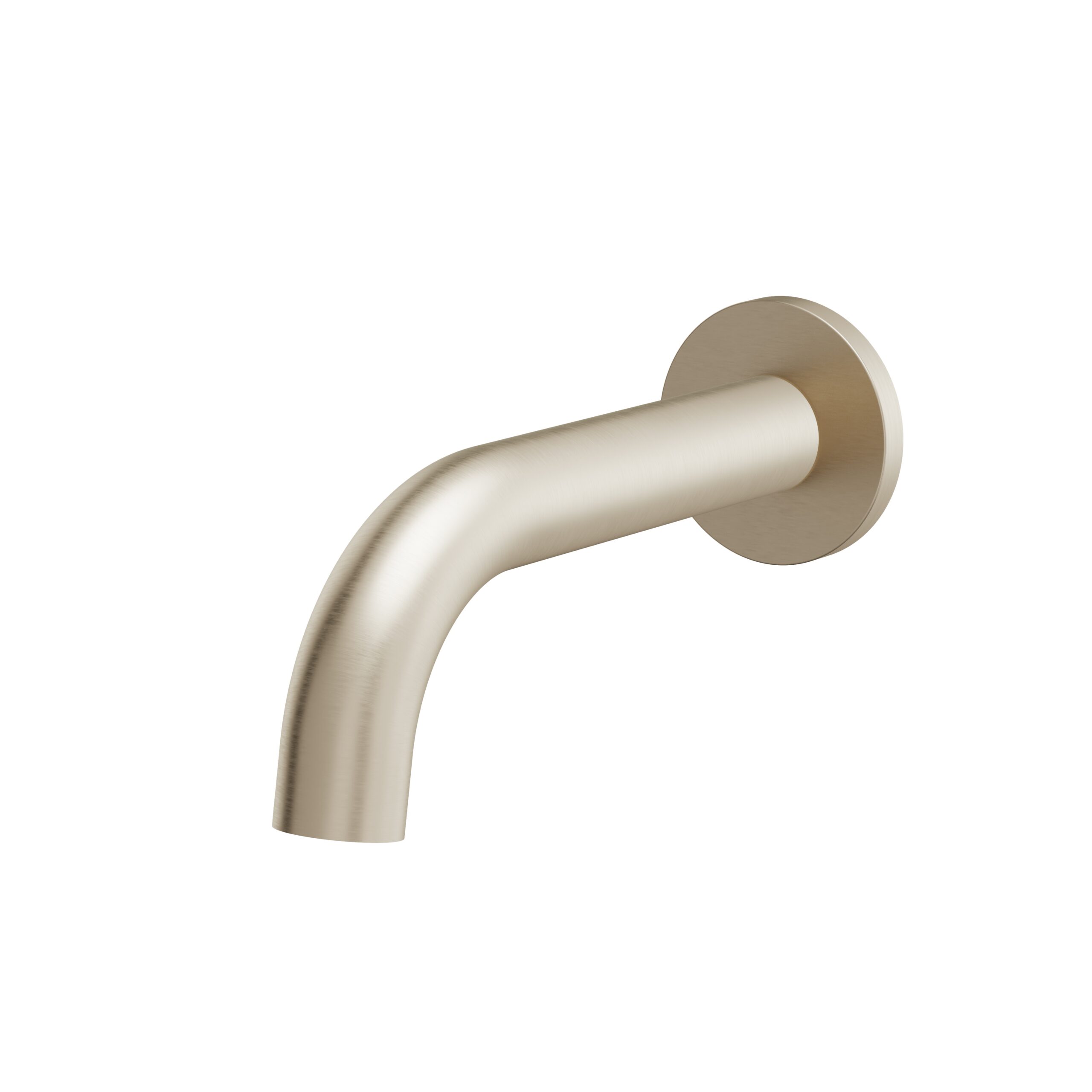 Aquabrass ABSC48032BN Aria Tub Spout No Diverter - Brushed Nickel