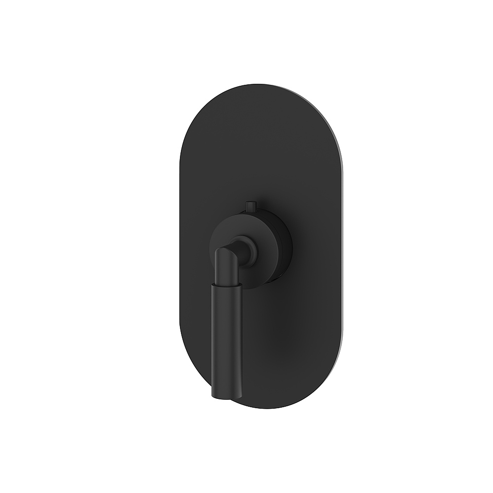 Aquabrass ABSTR3048BK Aria Trim Set for T12000 Valve - Black