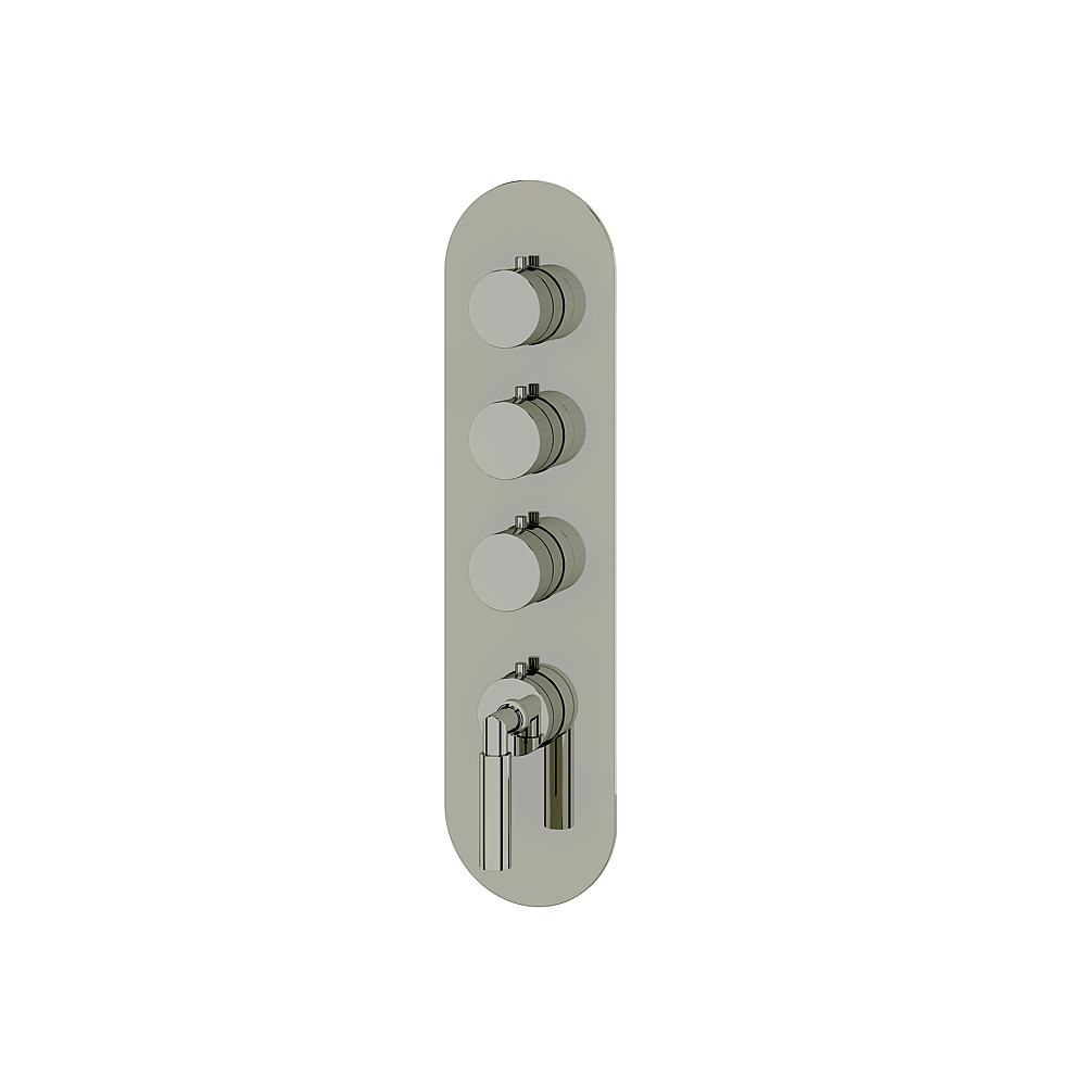 Aquabrass ABSTR3348PN Aria Trim Set for T12003 Valve - Polished Nickel