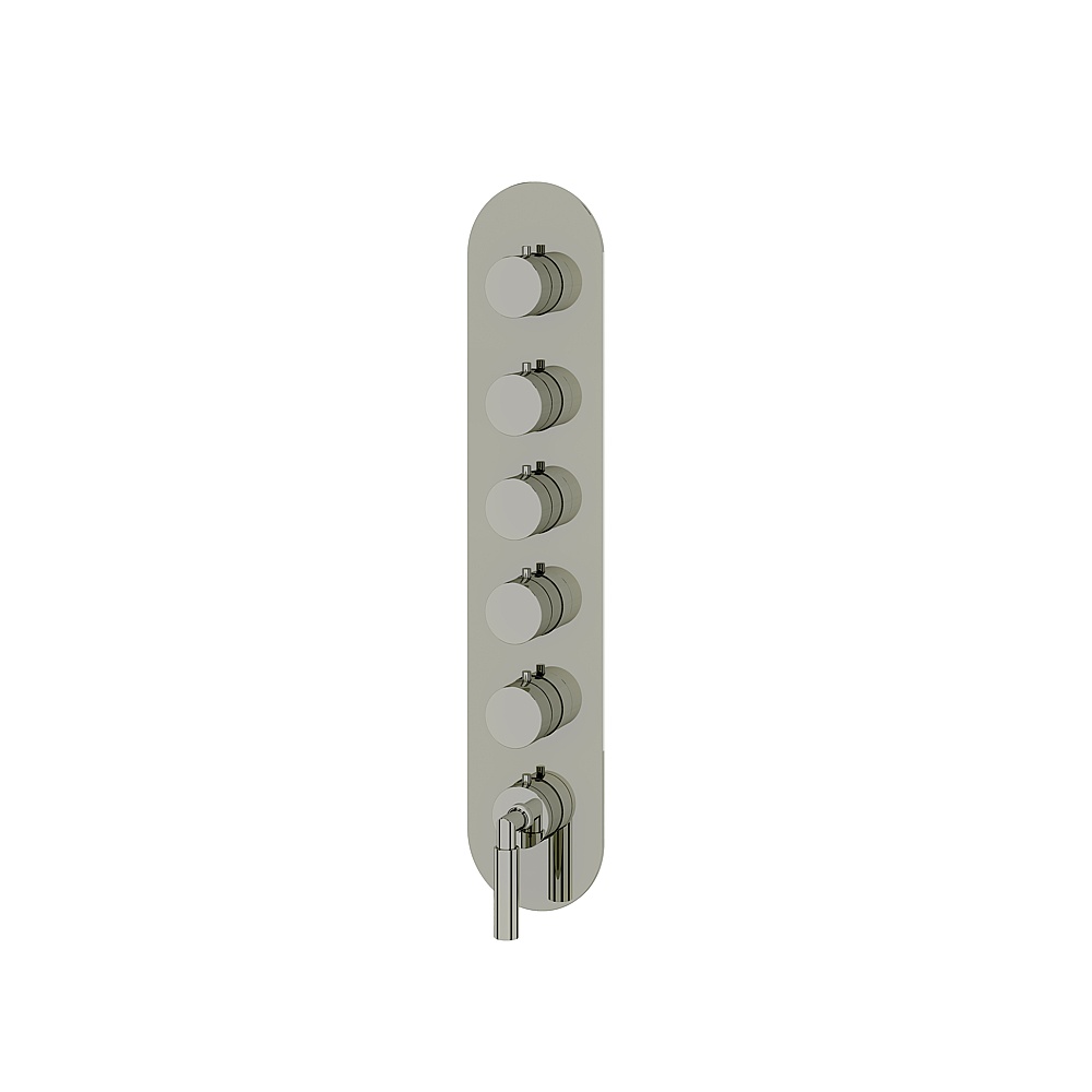 Aquabrass ABSTR3548PN Aria Trim Set for T12005 Valve - Polished Nickel