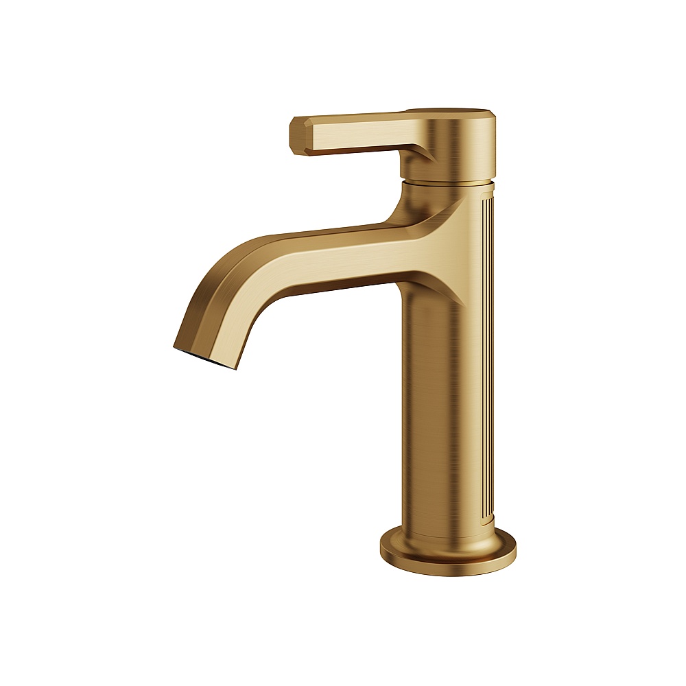 Aquabrass ABFB47014BGD Ariston Single Hole Lavatory Faucet - Brushed Gold
