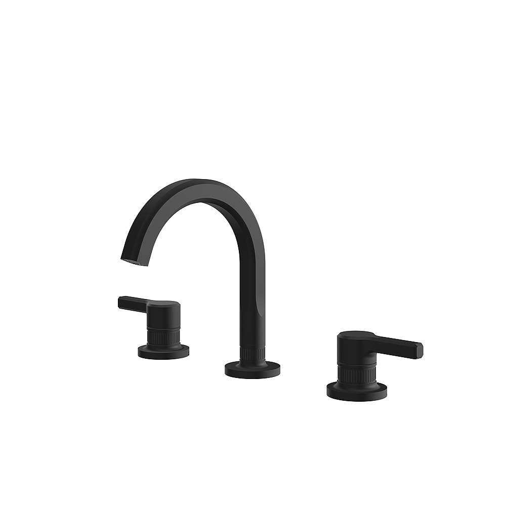 Aquabrass ABFB47010BK Ariston Widespread Lavatory Faucet - Black