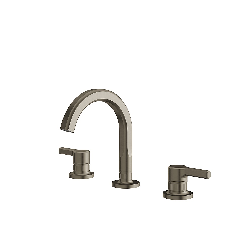Aquabrass ABFB47010BBC Ariston Widespread Lavatory Faucet - Brushed Black Chrome