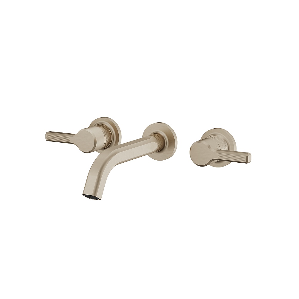 Aquabrass ABFC47029BN Ariston Wall 8" Lavatory Faucet for Trim - Brushed Nickel