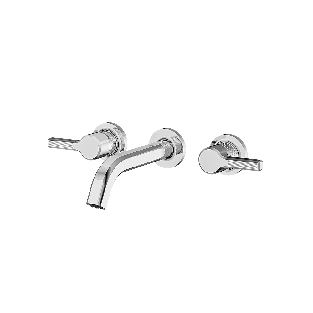 Aquabrass ABFC47029PC Ariston Wall 8" Lavatory Faucet for Trim - Polished Chrome