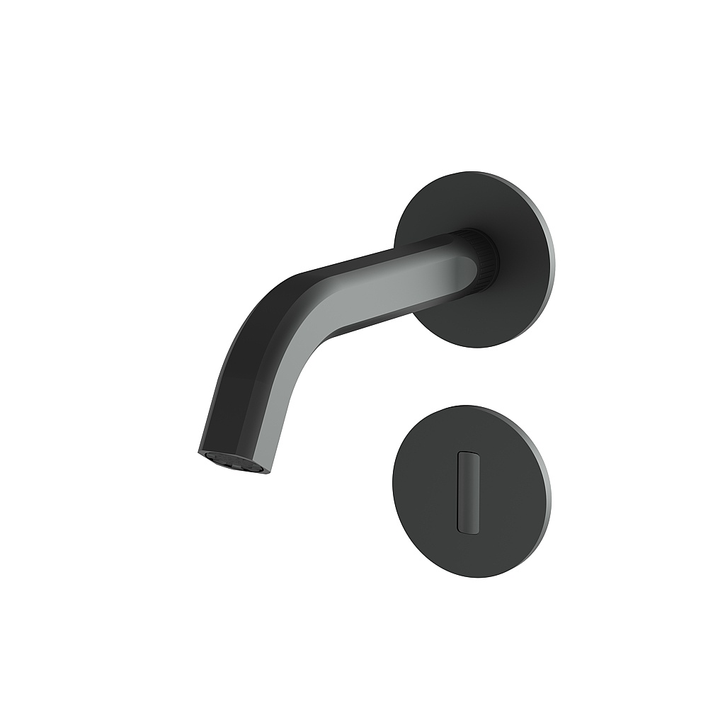 Aquabrass ABFC47068BK Ariston Touchless Wall Lavatory Faucet for Trim - Black