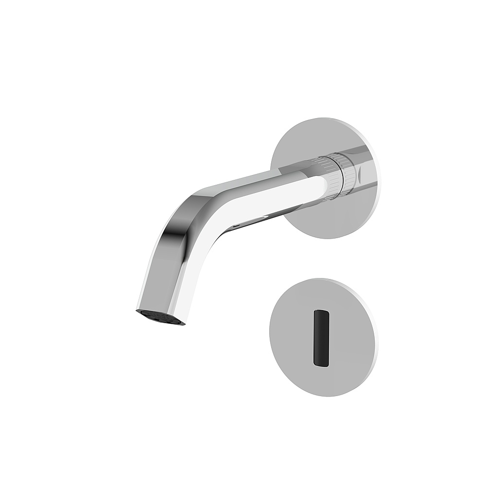 Aquabrass ABFC47068PC Ariston Touchless Wall Lavatory Faucet for Trim - Polished Chrome